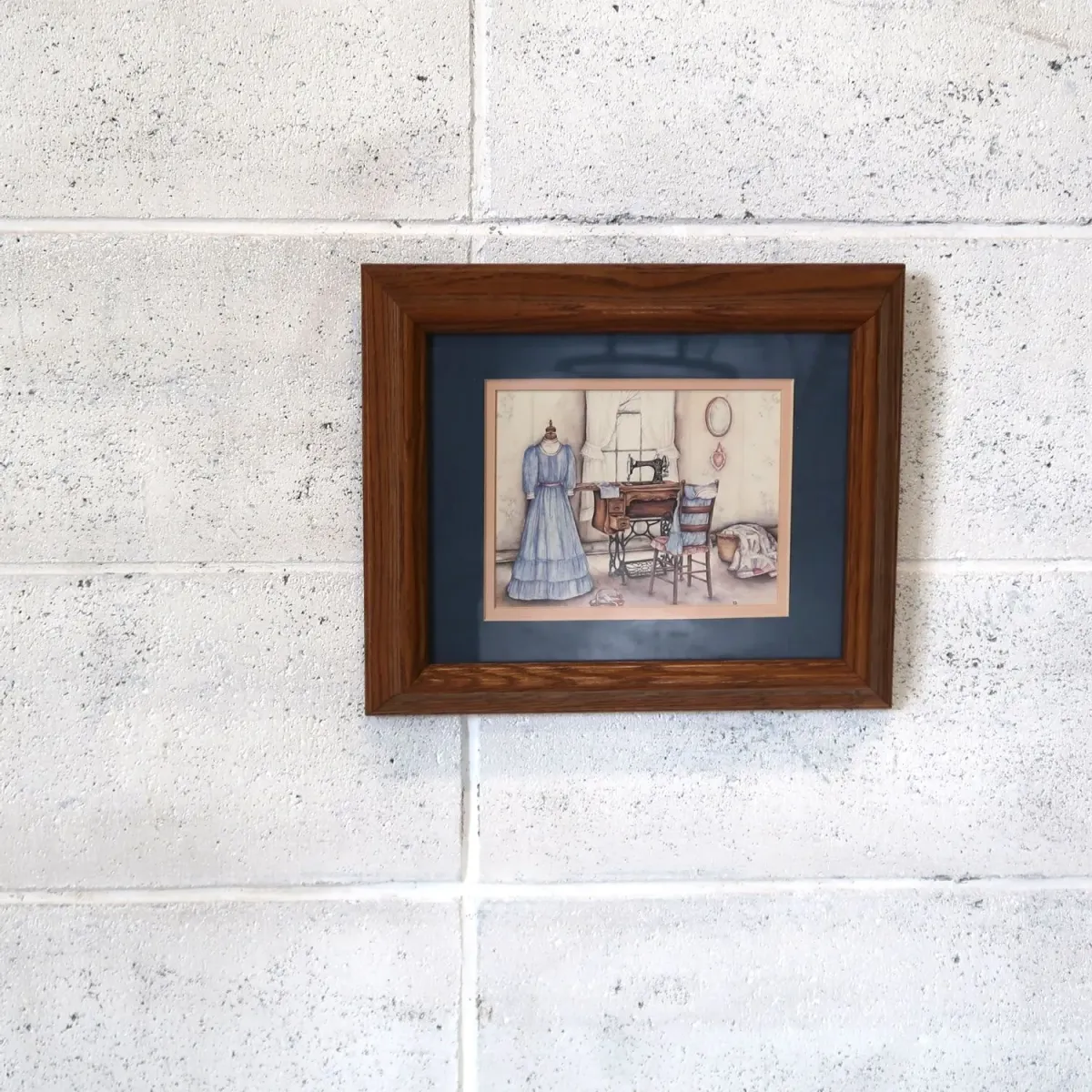 ビンテージ ウッドフレーム 額縁