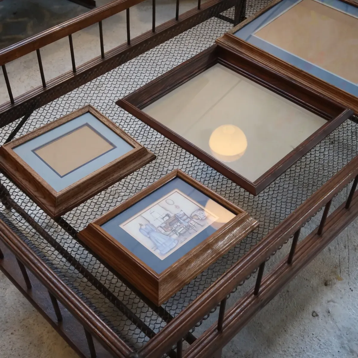 ビンテージ ウッドフレーム 額縁