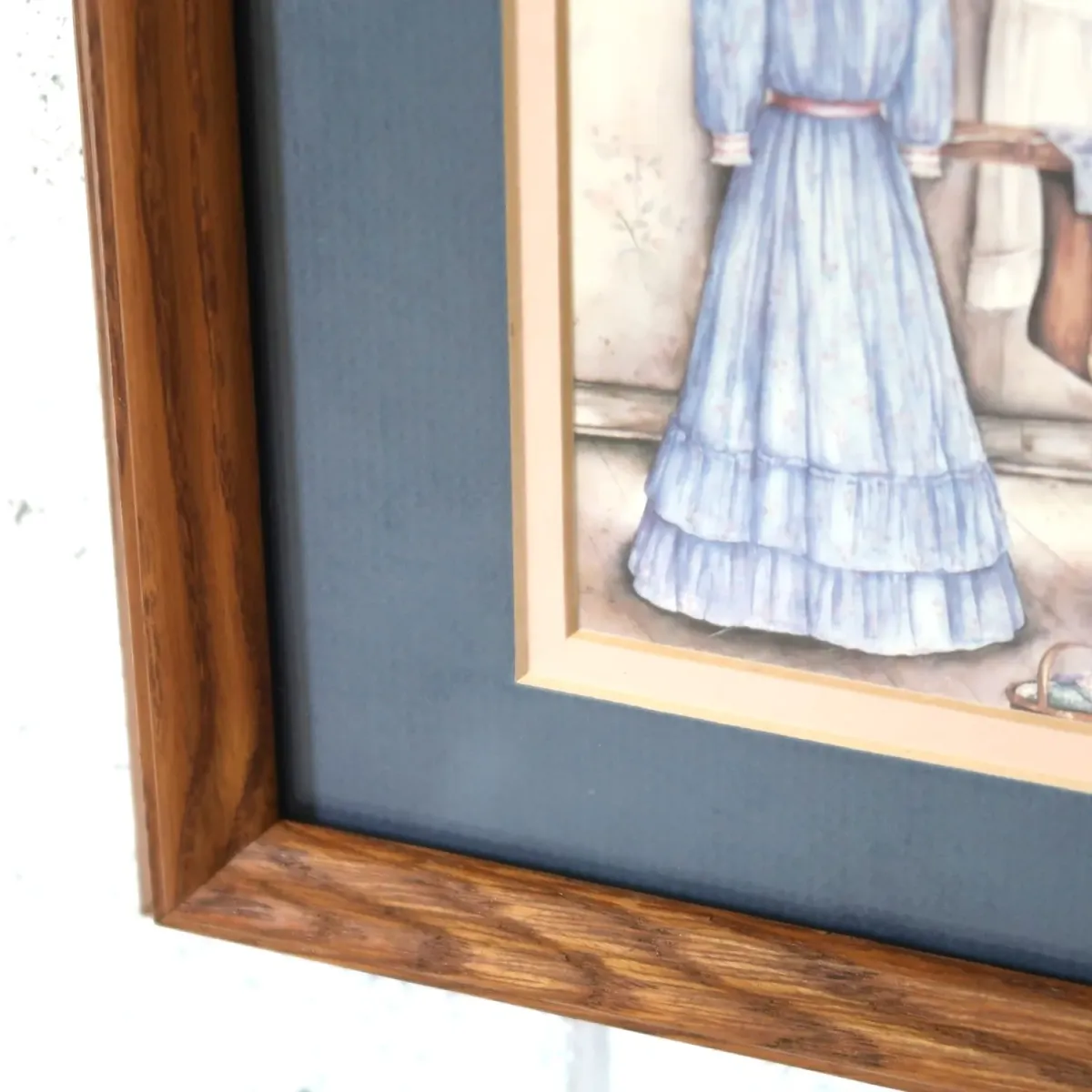 ビンテージ ウッドフレーム 額縁