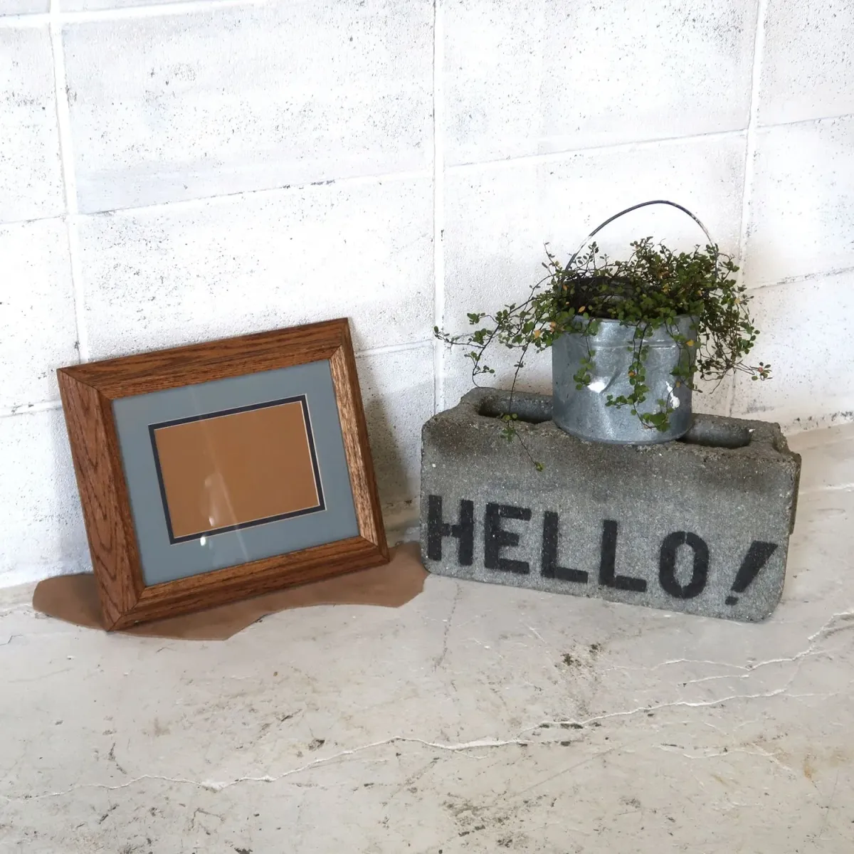 ビンテージ ウッドフレーム 額縁