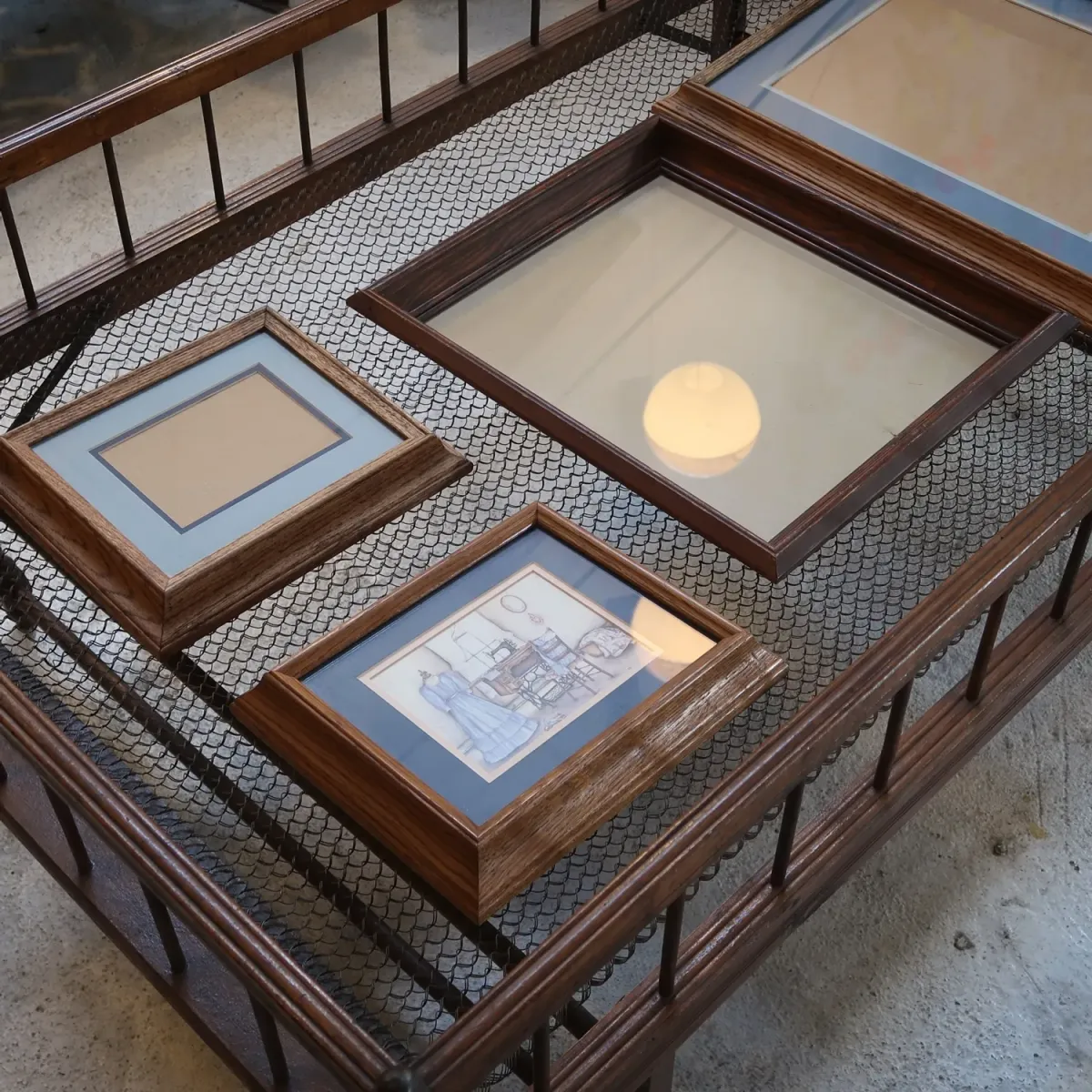 ビンテージ ウッドフレーム 額縁