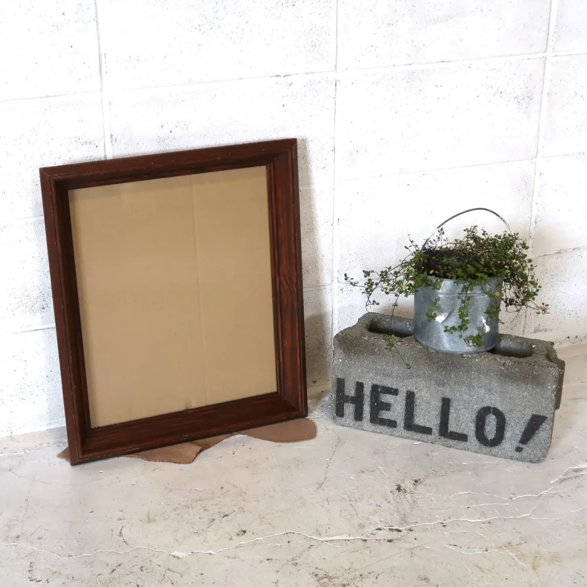 ビンテージ ウッドフレーム 額縁