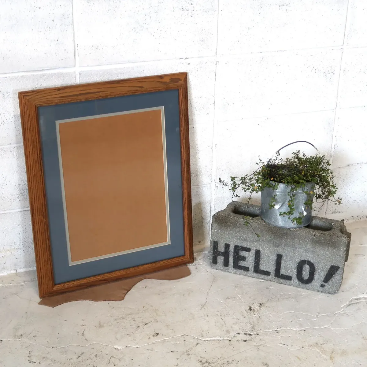 ビンテージ ウッドフレーム 額縁