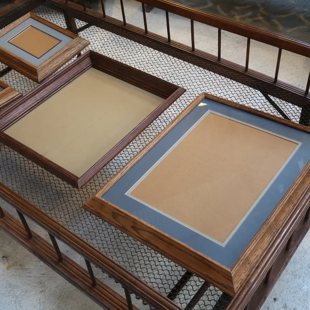 ビンテージ ウッドフレーム 額縁