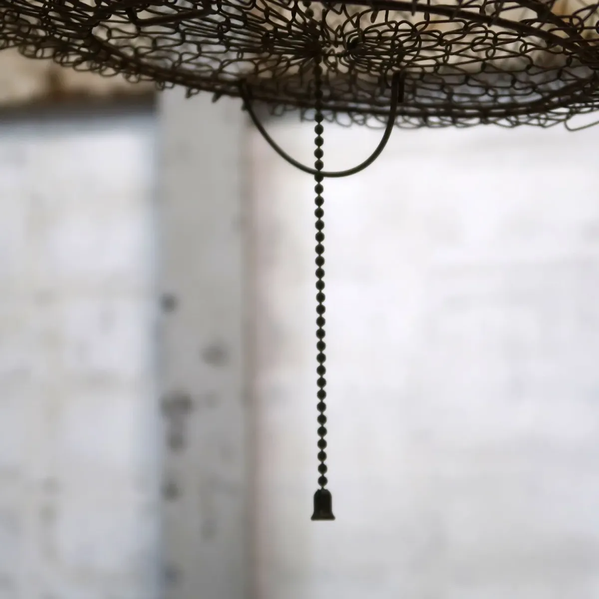 ビンテージ フィッシングバスケット カスタムペンダントランプ