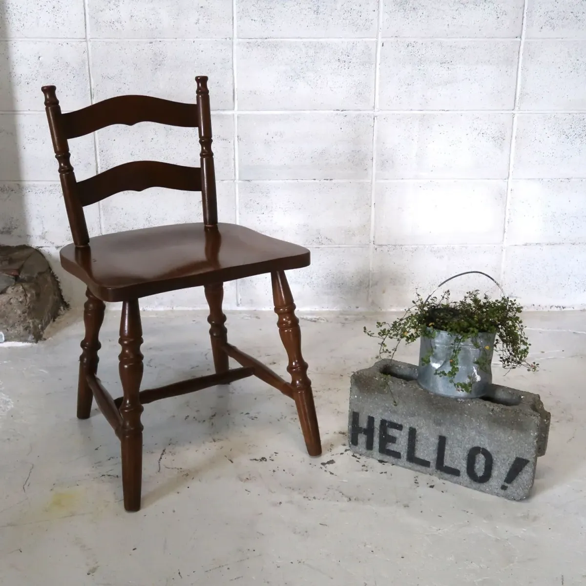 アンティーク ウッドチェア