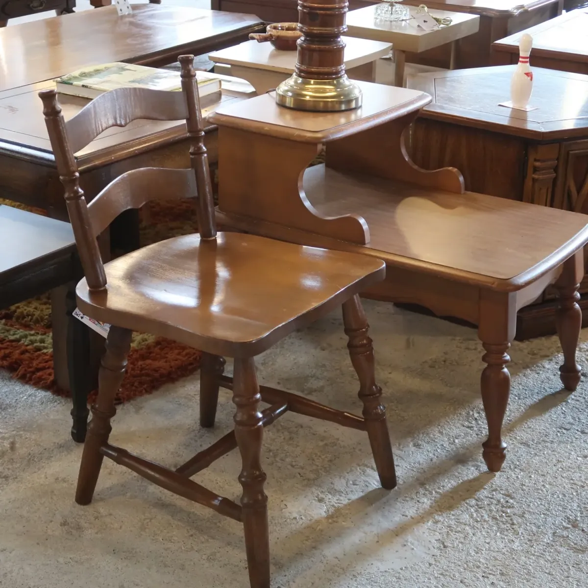 アンティーク ウッドチェア