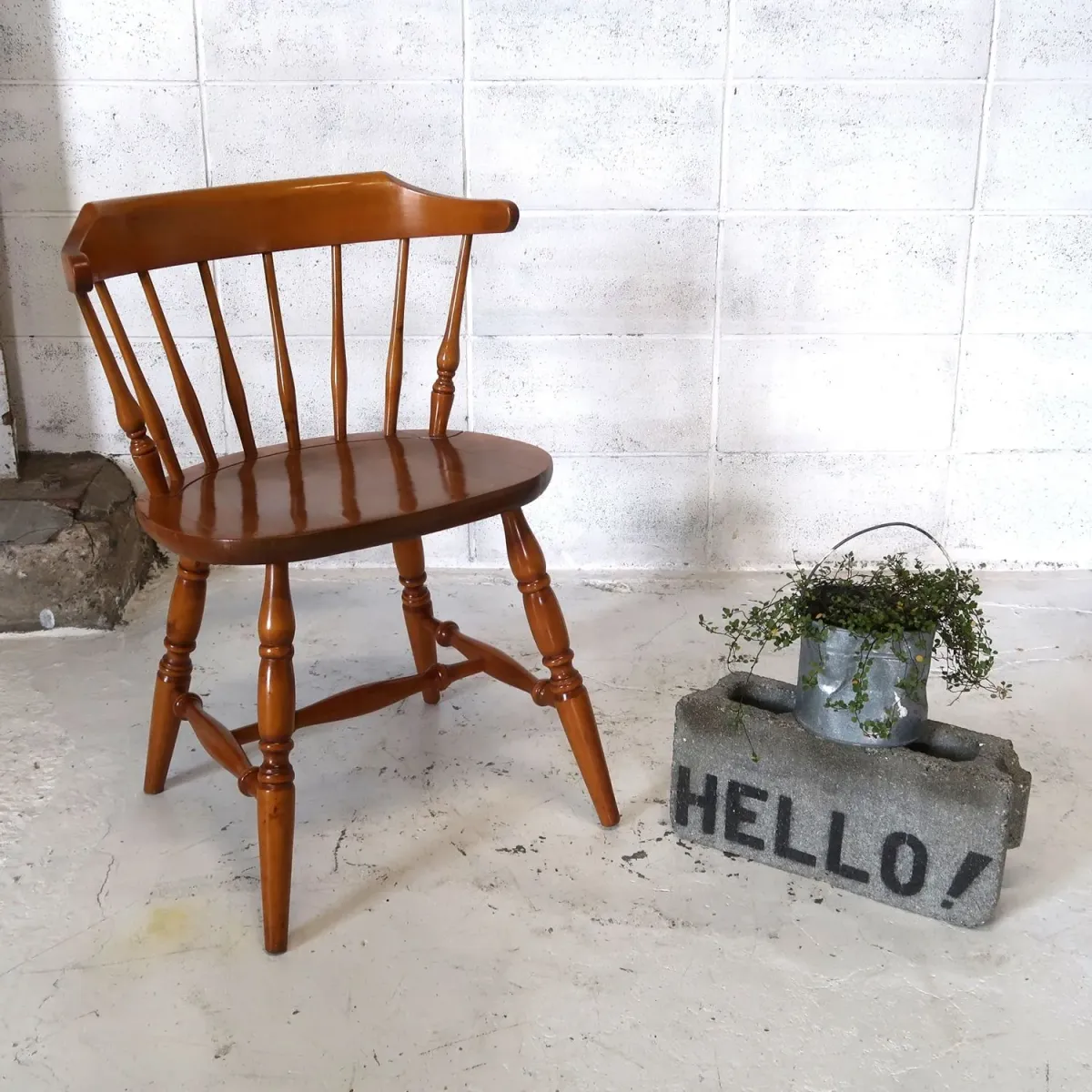 アンティーク ウッドチェア メープルウッド