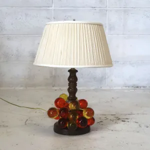 アンティーク ブドウモチーフ テーブルランプ