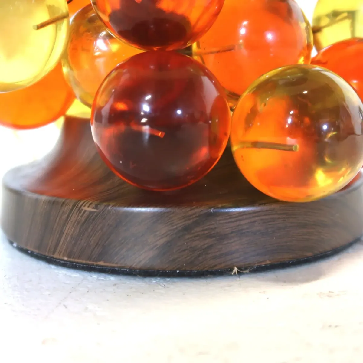 アンティーク ブドウモチーフ テーブルランプ