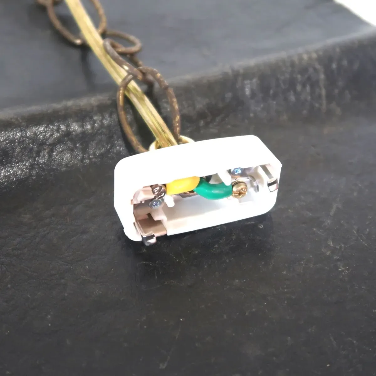 アンティーク カットガラスランプ クリアガラス