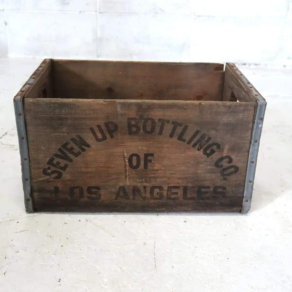 7up ビンテージ ウッドボックス