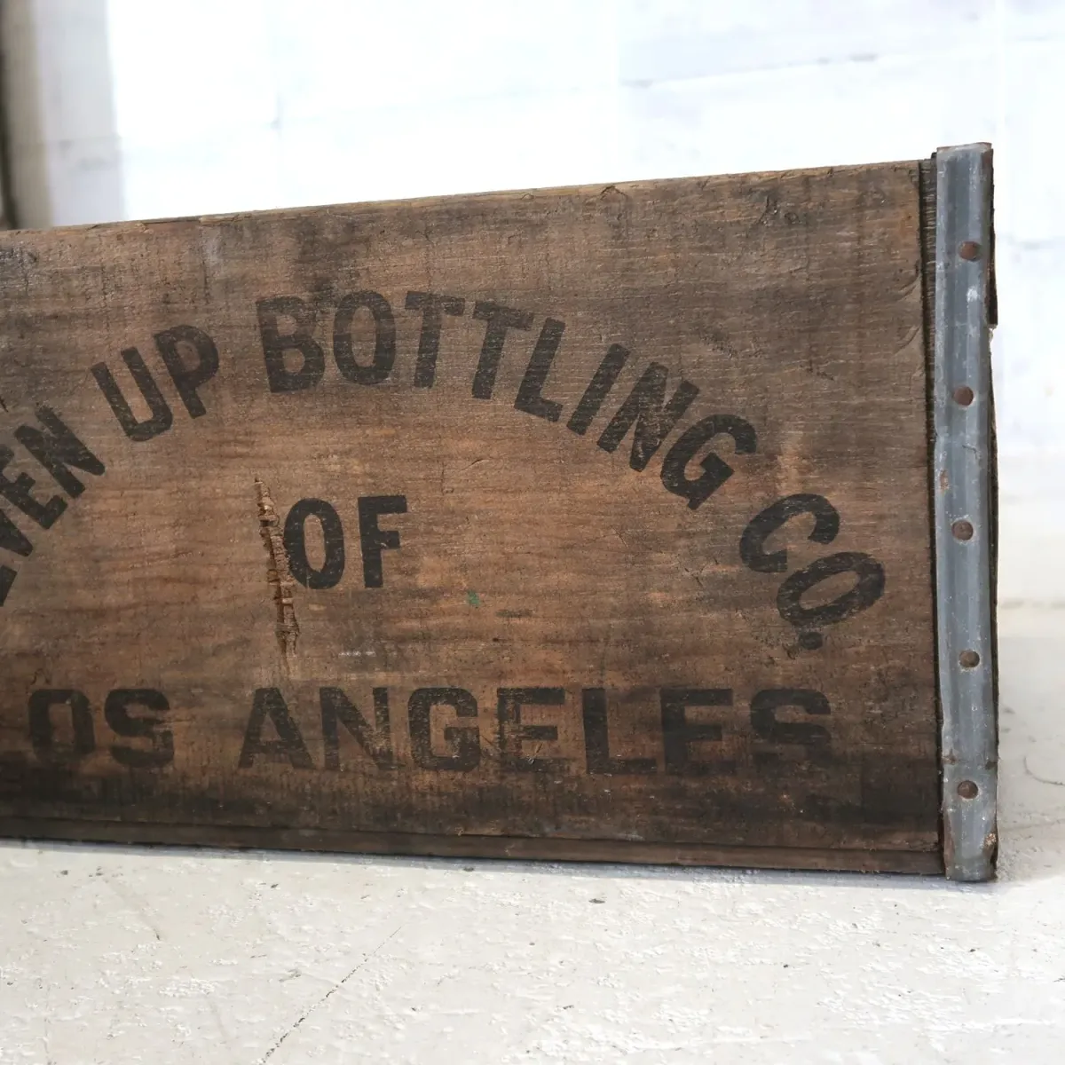 7up ビンテージ ウッドボックス