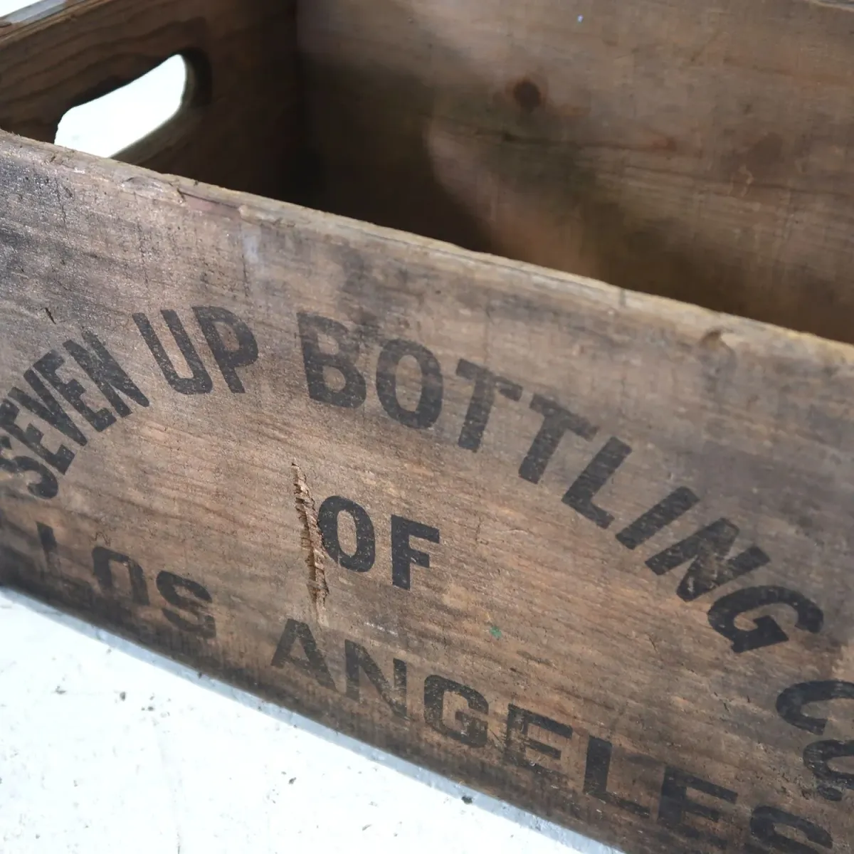 7up ビンテージ ウッドボックス