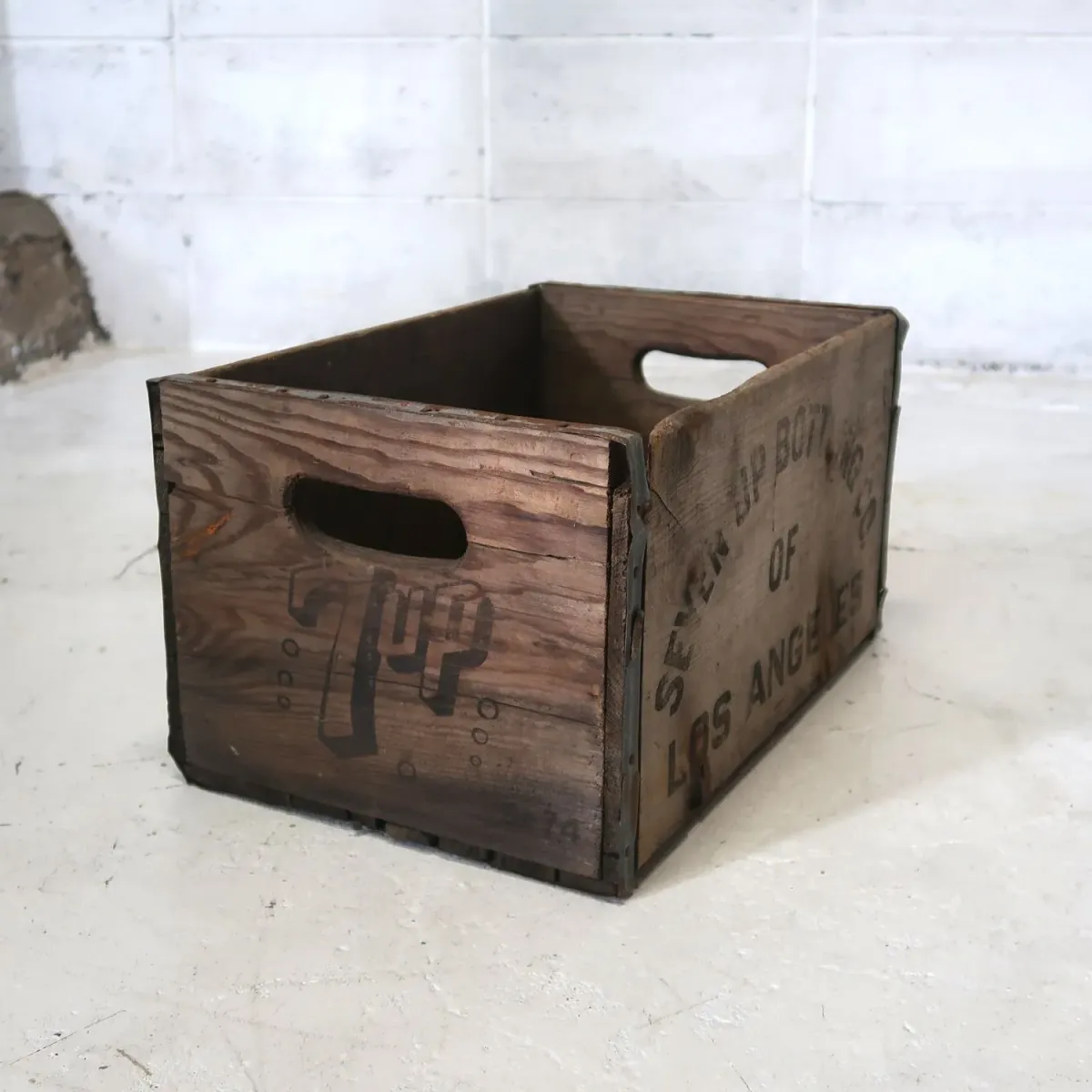 7up ビンテージ ウッドボックス