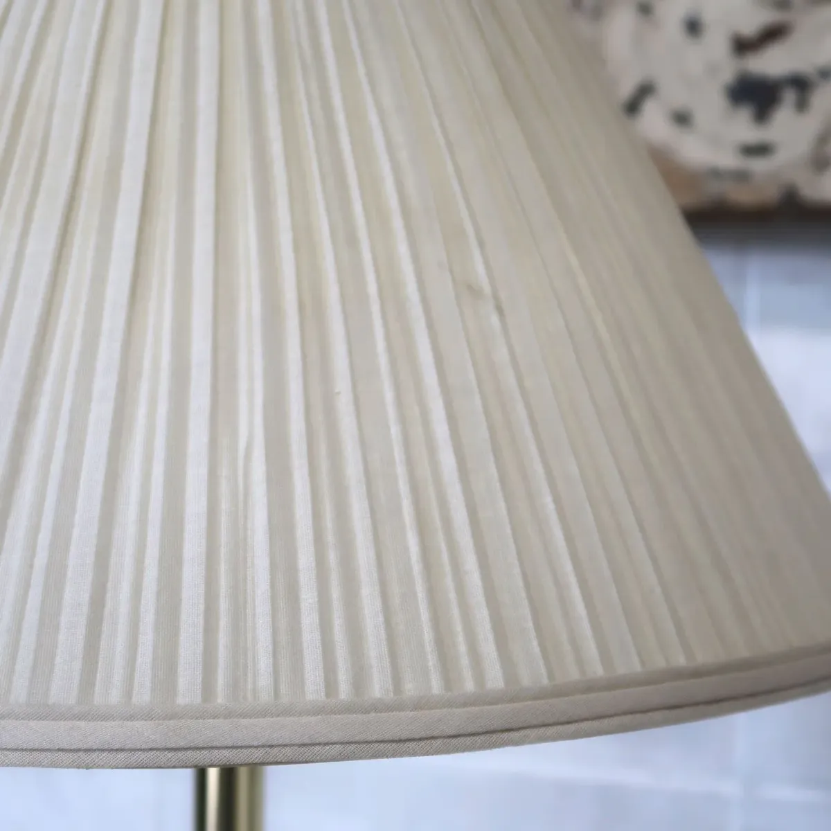 アンティーク ゴールドメタル フロアランプ