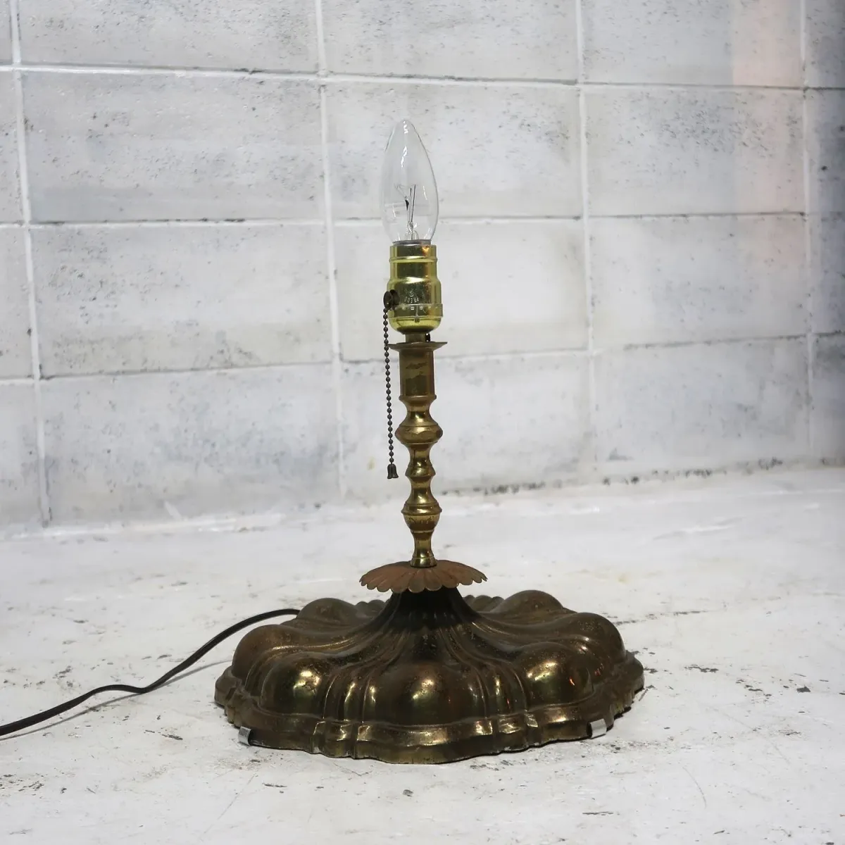 アンティーク メタルデザイン キャンドルランプ