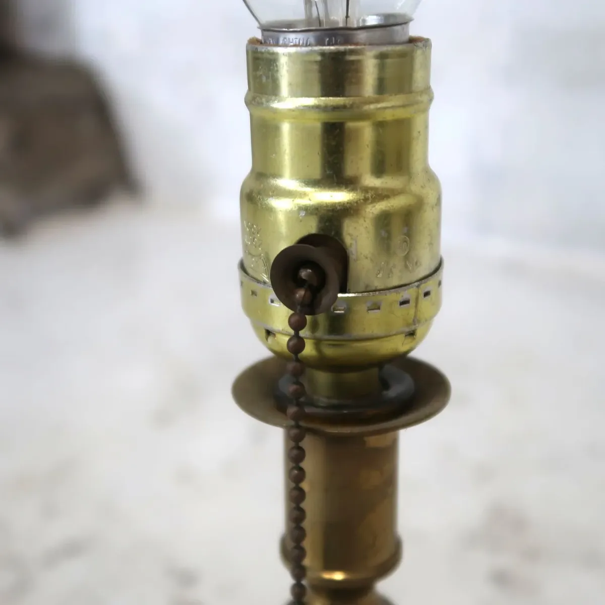 アンティーク メタルデザイン キャンドルランプ