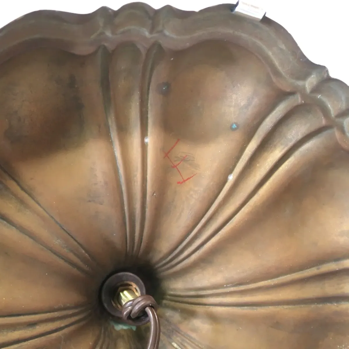 アンティーク メタルデザイン キャンドルランプ