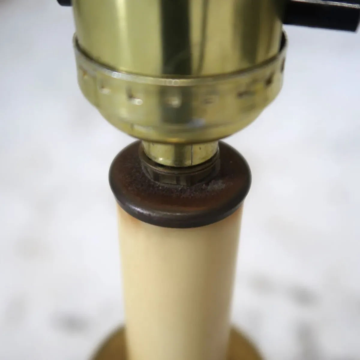 アンティーク ゴールドメタル キャンドルランプ