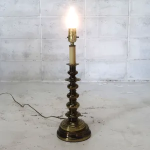 アンティーク ゴールドメタル キャンドルランプ