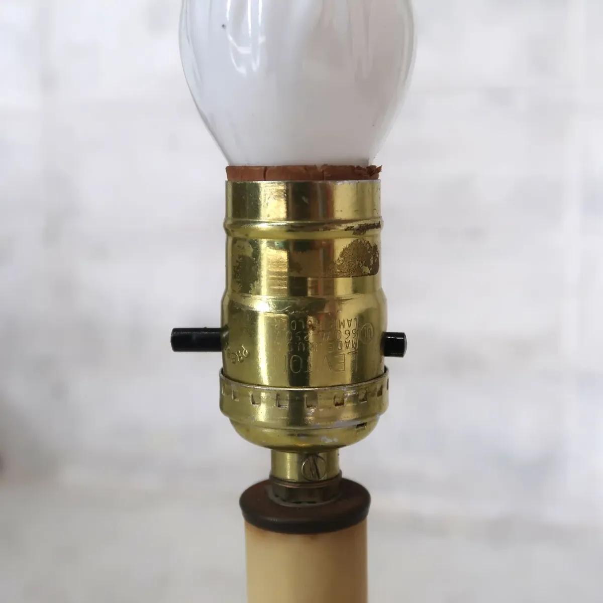 アンティーク ゴールドメタル キャンドルランプ