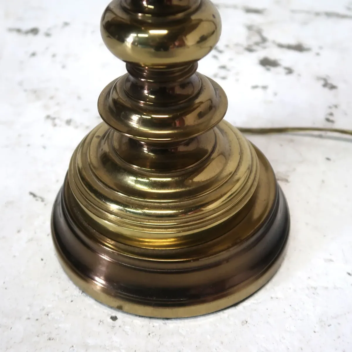 アンティーク ゴールドメタル キャンドルランプ