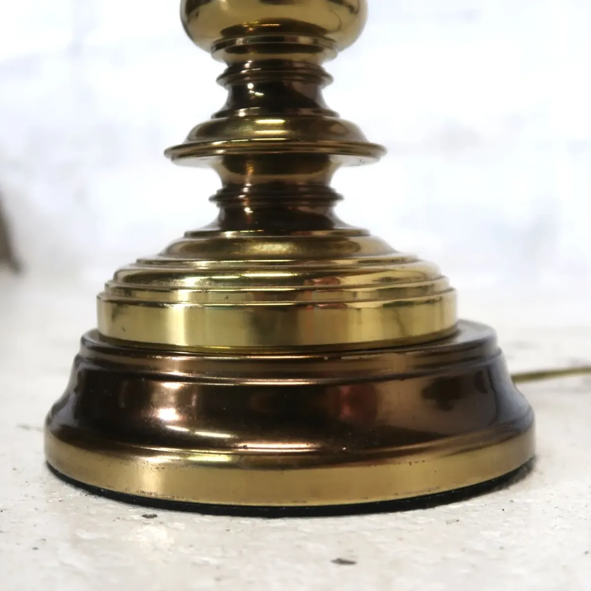 アンティーク ゴールドメタル キャンドルランプ