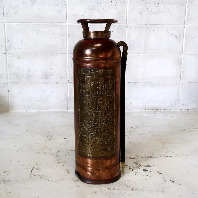 ビンテージ 消火器 銅×真鍮
