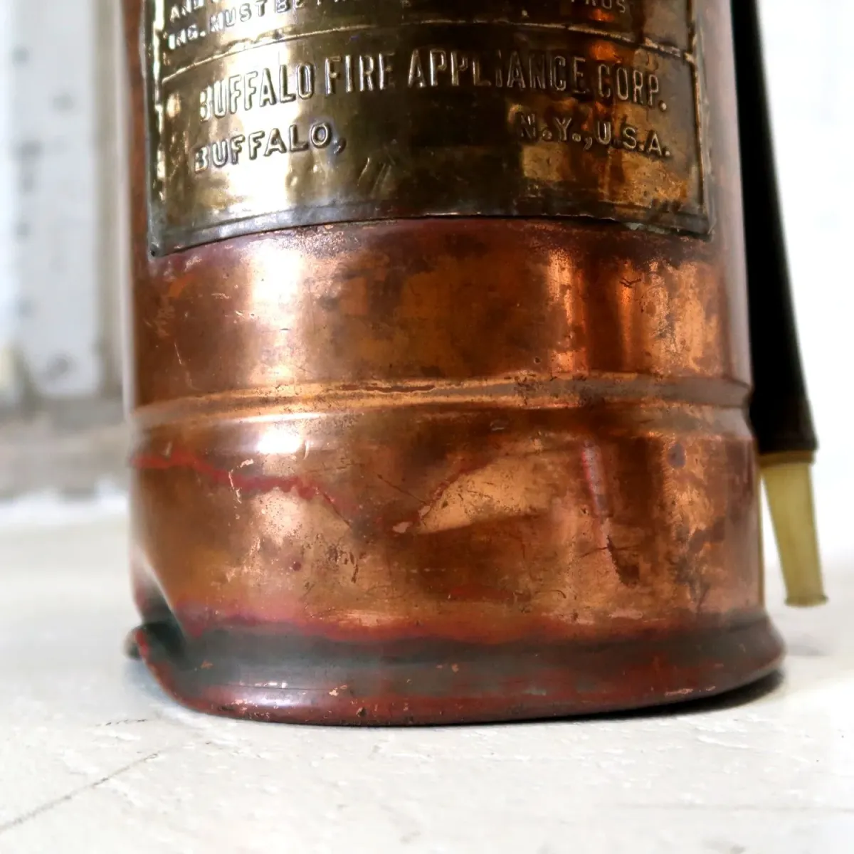 ビンテージ 消火器 銅×真鍮