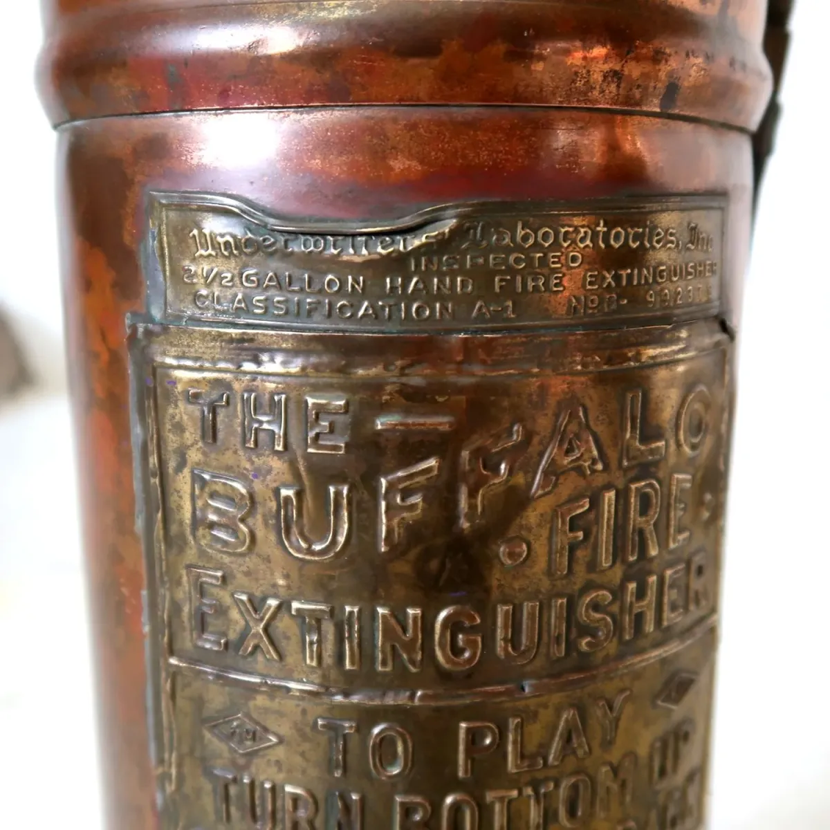 ビンテージ 消火器 銅×真鍮