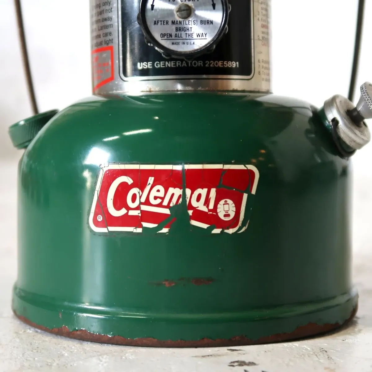 1982年製 コールマン ビンテージ ランタン 220K
