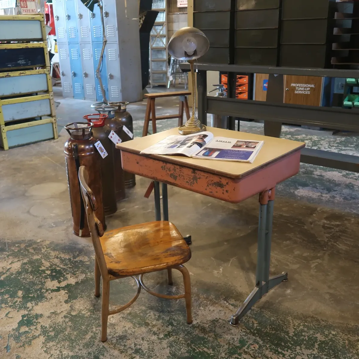 HEYWOOD アンティーク スクールチェア