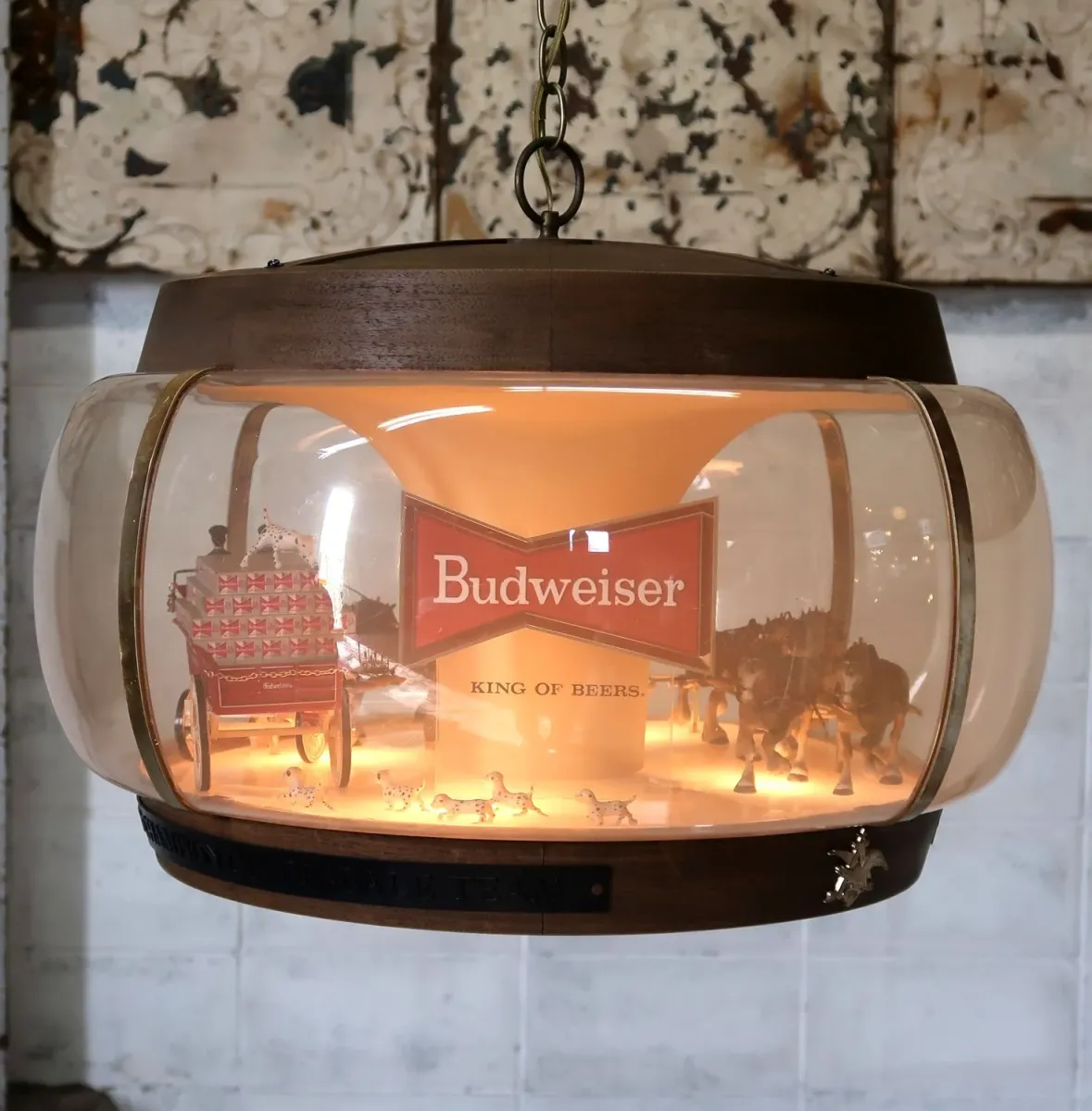 Budweiser ビンテージ モーションライトサイン