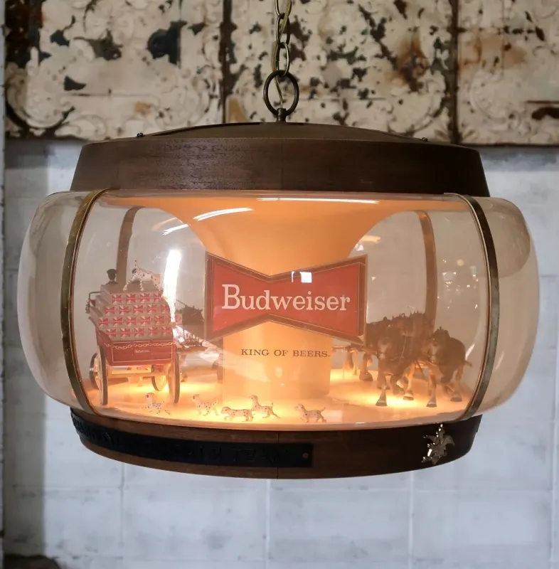 Budweiser ビンテージ モーションライトサイン