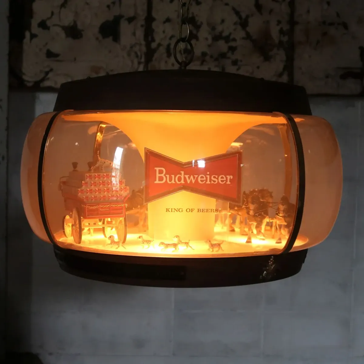 Budweiser ビンテージ モーションライトサイン