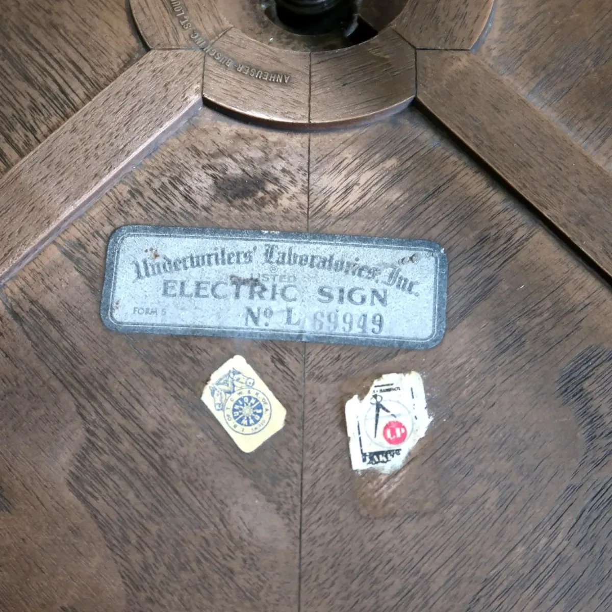 Budweiser ビンテージ モーションライトサイン