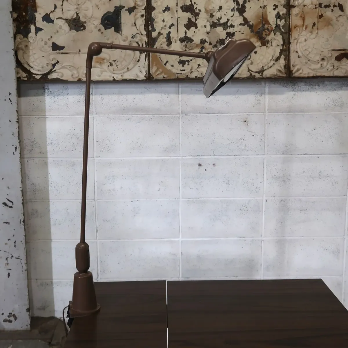 Swivelier ビンテージ インダストリアル マシンランプ