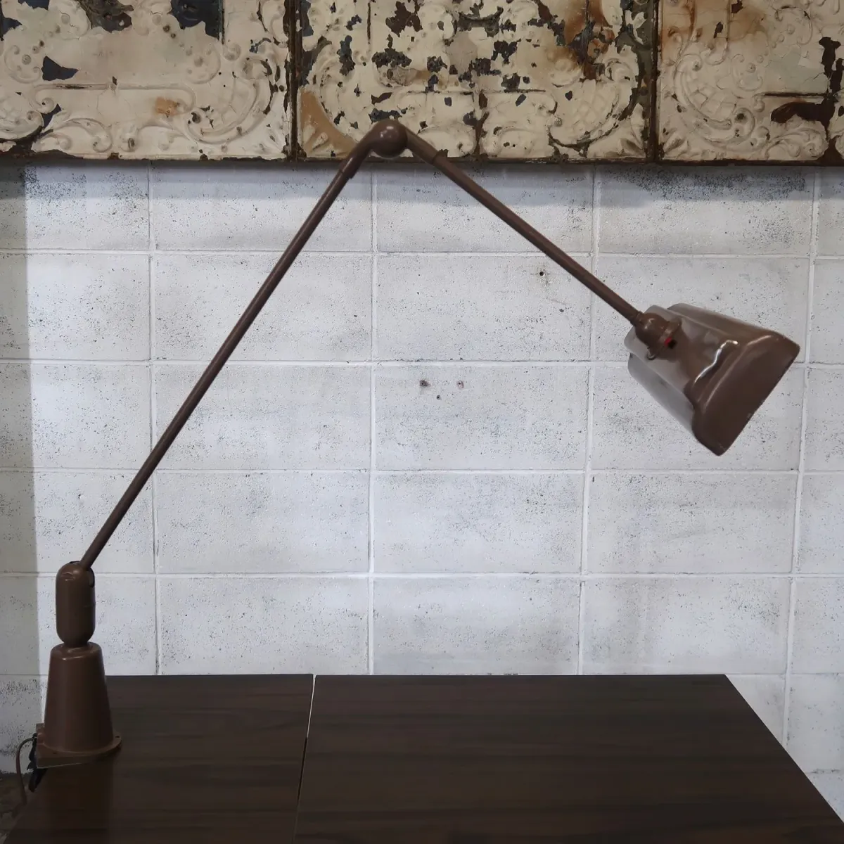 Swivelier ビンテージ インダストリアル マシンランプ