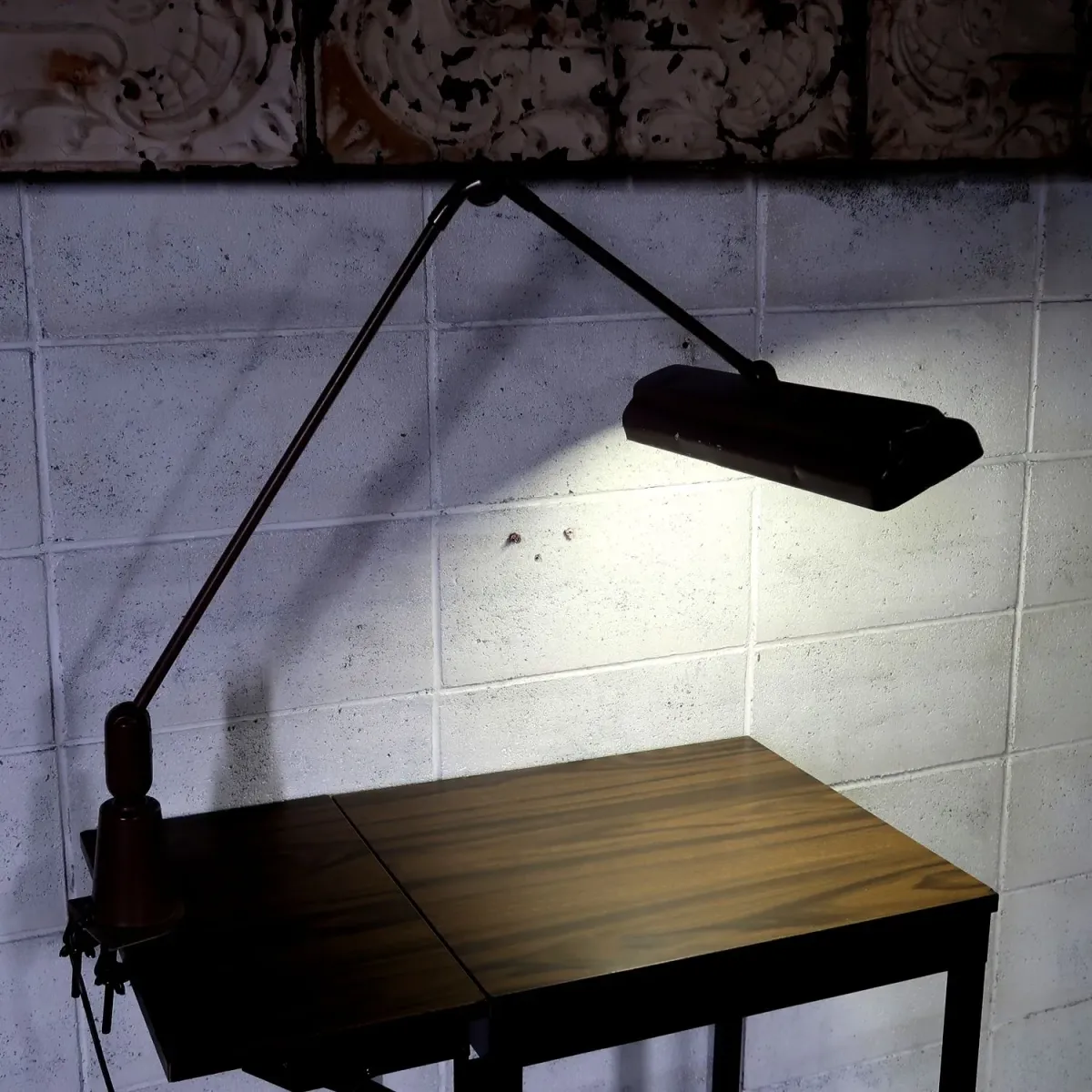 Swivelier ビンテージ インダストリアル マシンランプ