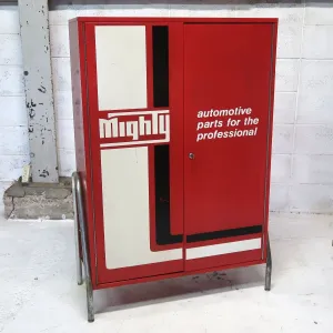 Mighty Auto Parts ビンテージ 大型キャビネット