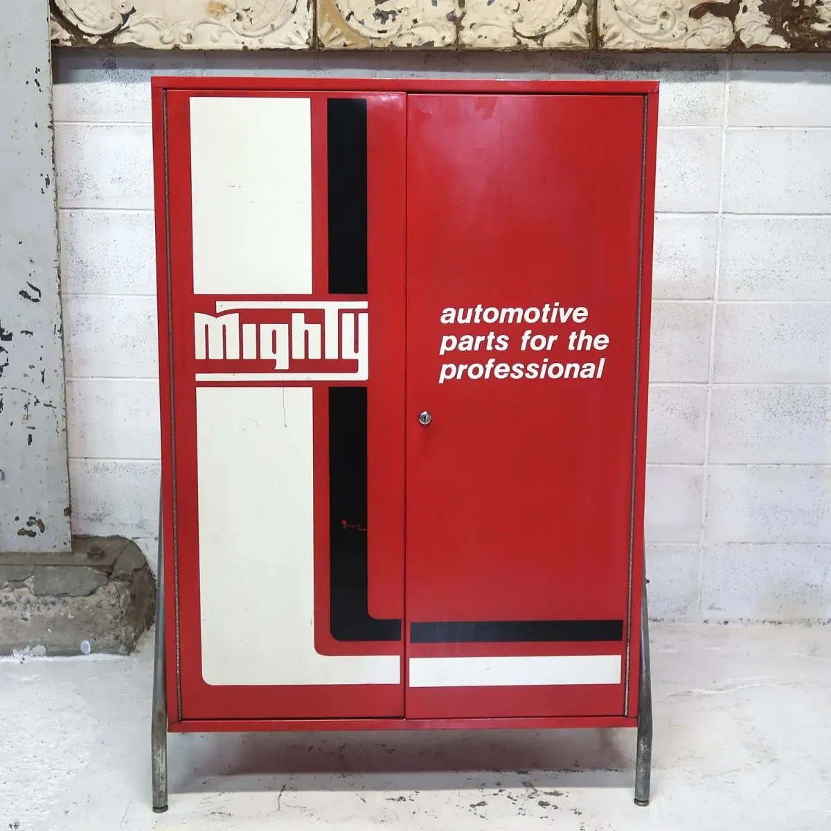 Mighty Auto Parts ビンテージ 大型キャビネット