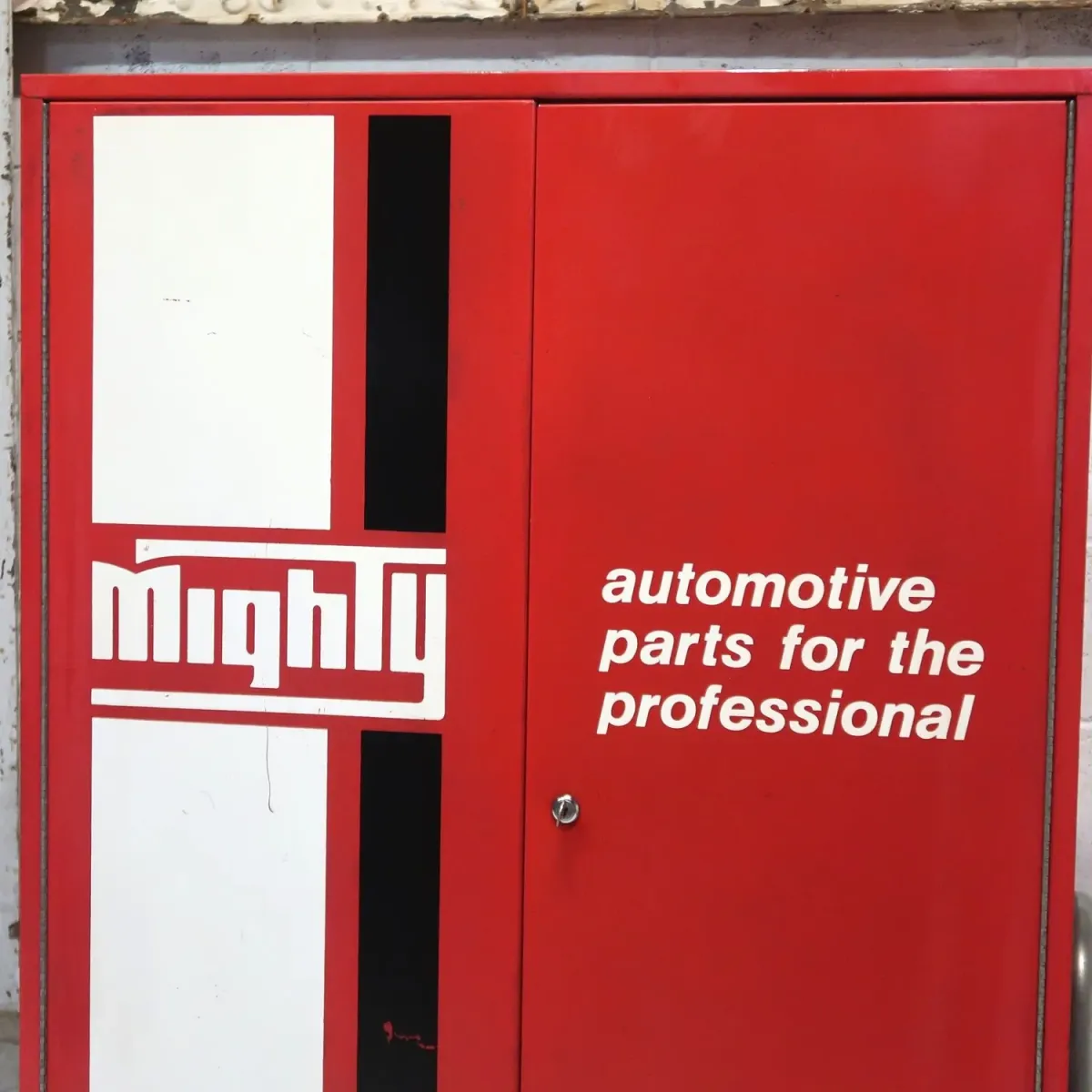 Mighty Auto Parts ビンテージ 大型キャビネット