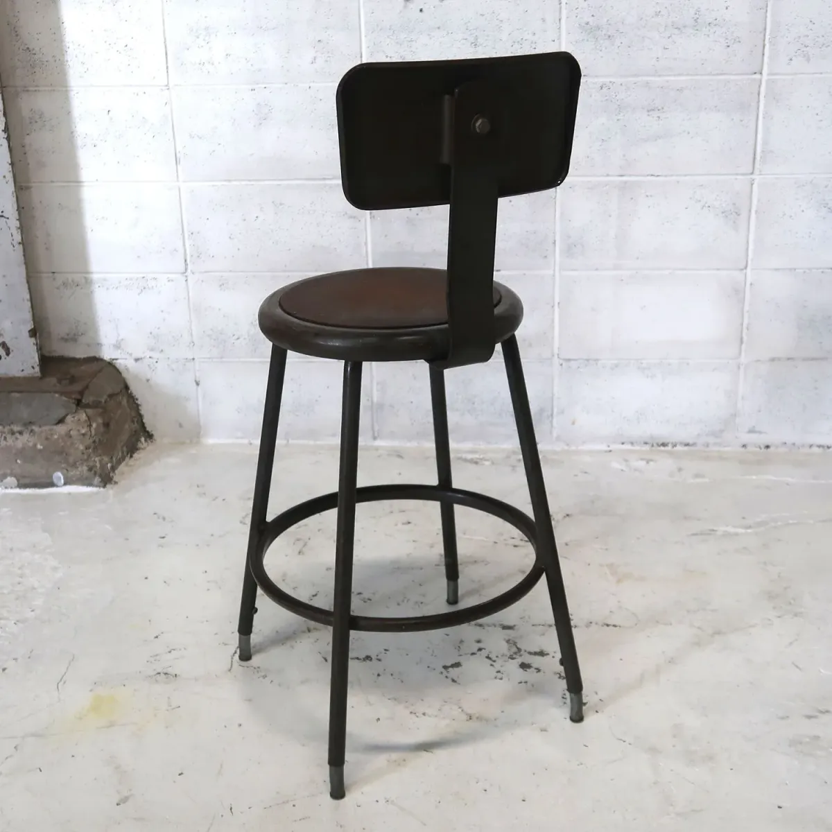 ビンテージ インダストリアル メタルスツール