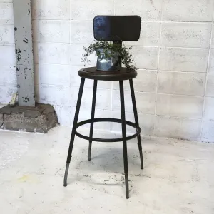 ビンテージ インダストリアル メタルスツール
