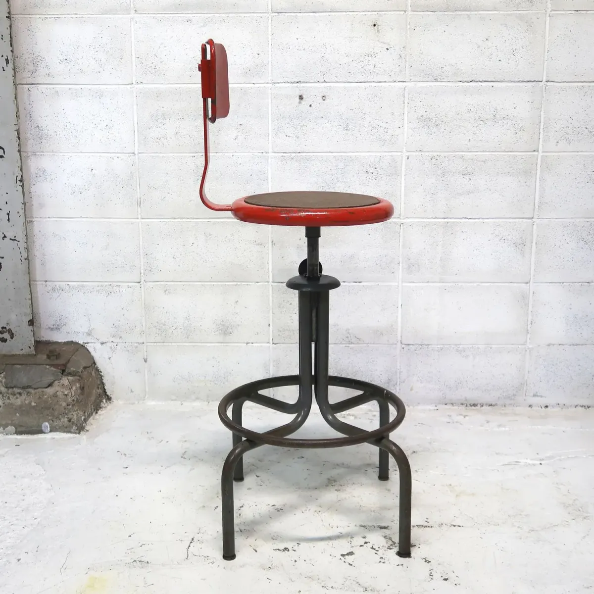 ビンテージ メタル ドラフティングチェア