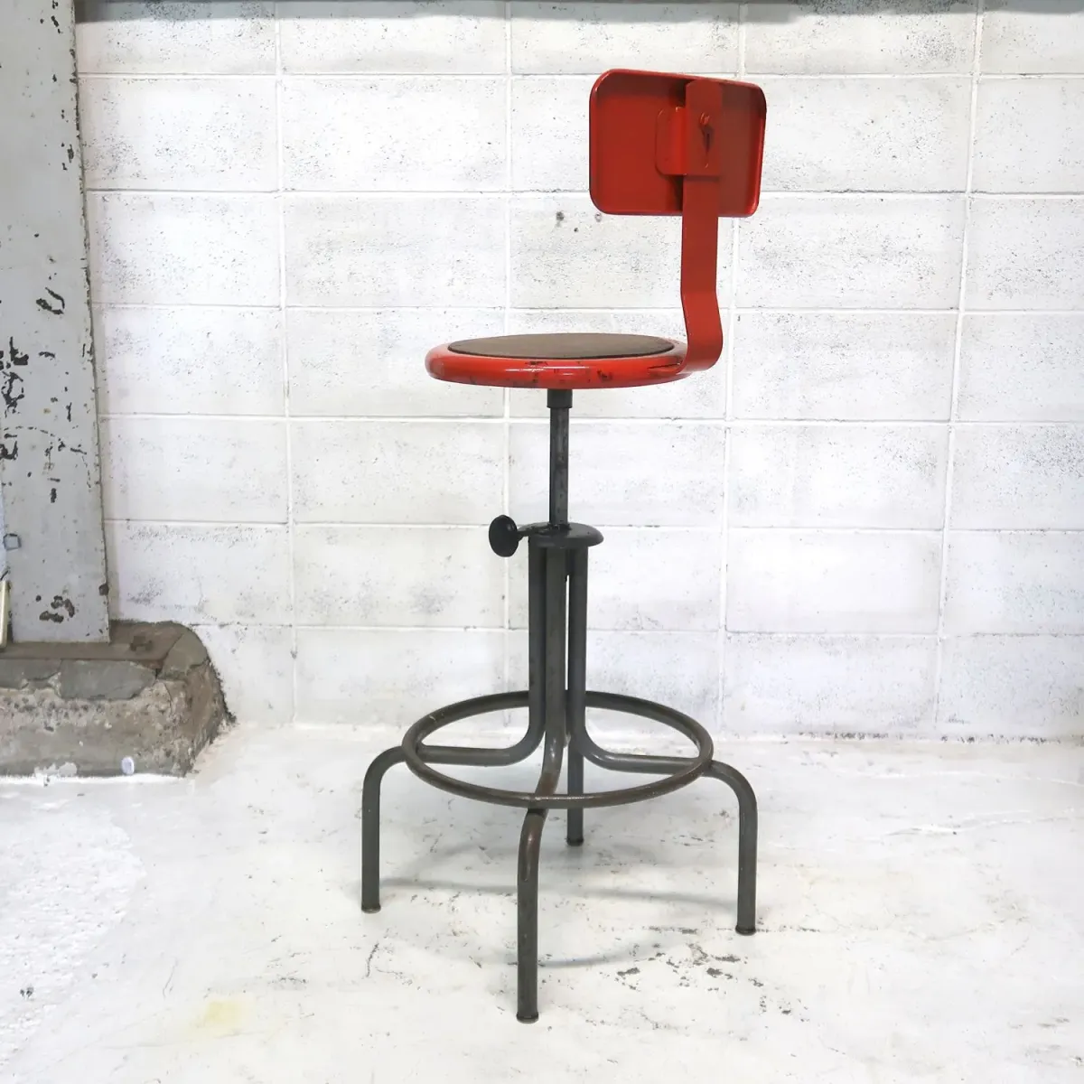 ビンテージ メタル ドラフティングチェア