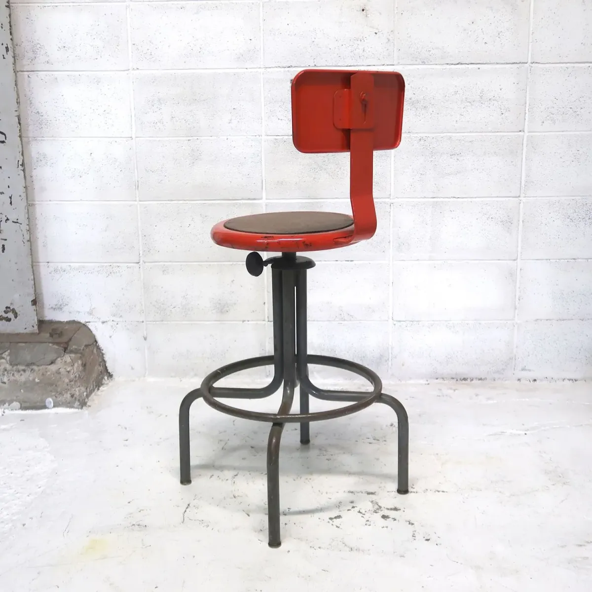 ビンテージ メタル ドラフティングチェア