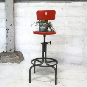 ビンテージ メタル ドラフティングチェア