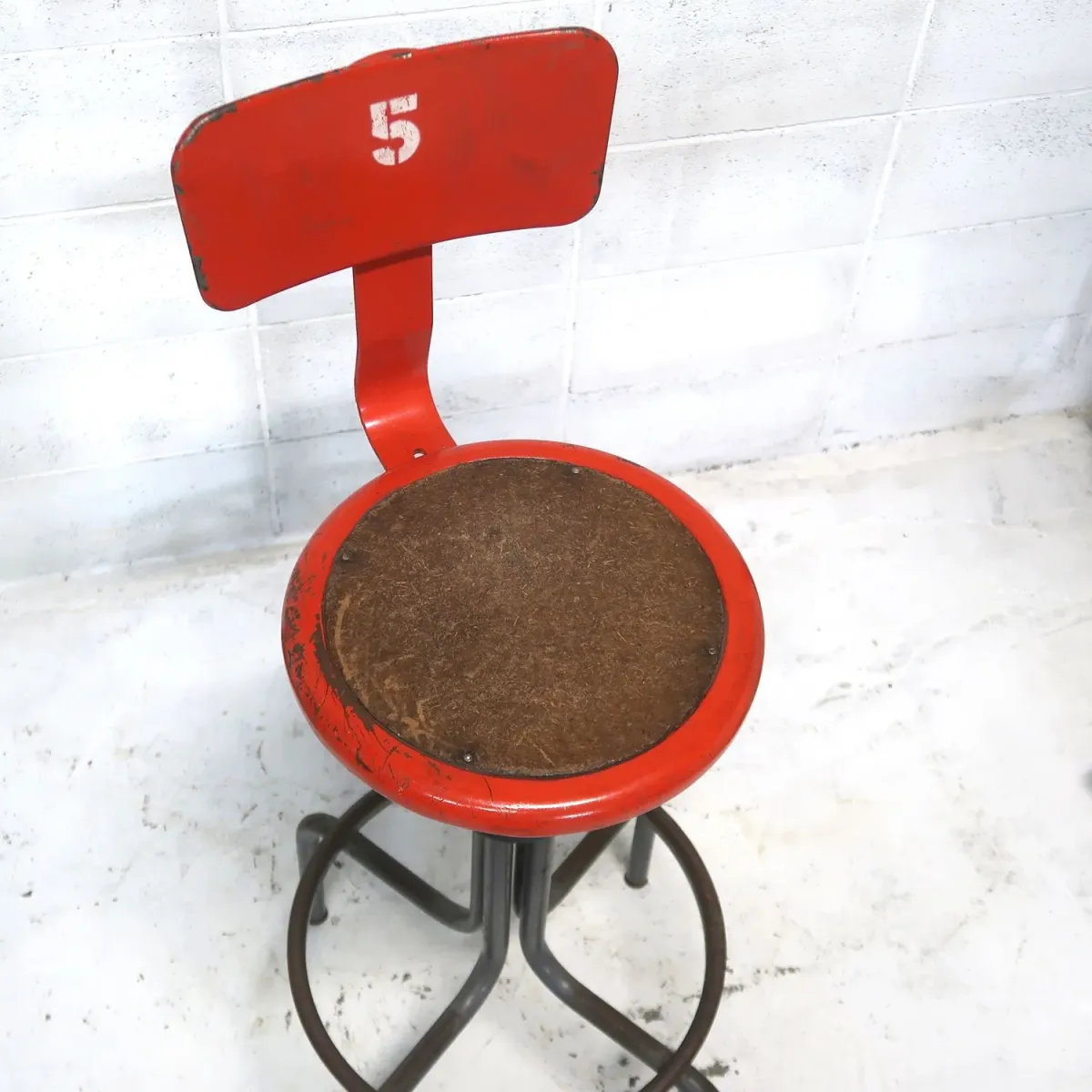 ビンテージ メタル ドラフティングチェア